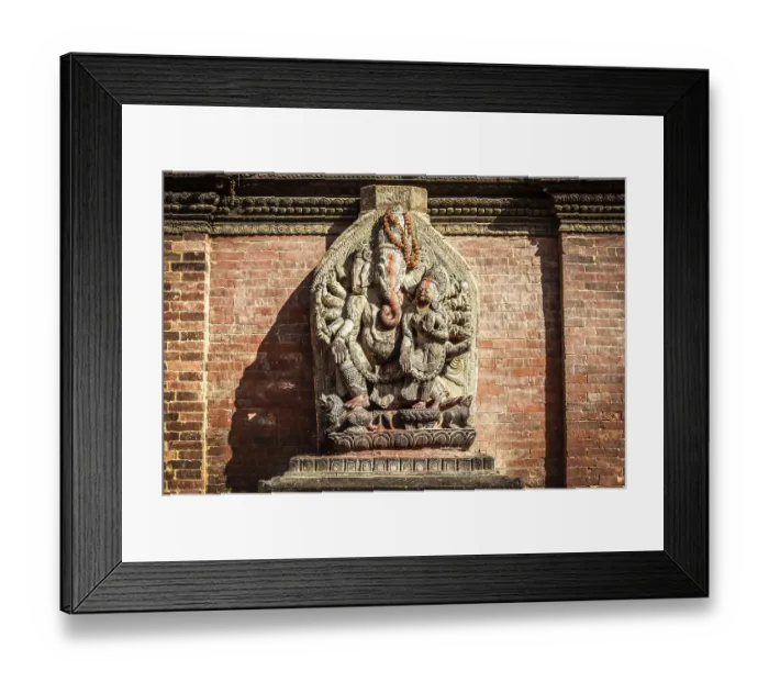 Framed Print : Hindu Deity, Ganesha, Temple, Durbar Square Framed Print : Hindu Deity, Ganesha, Temple, Durbar Square