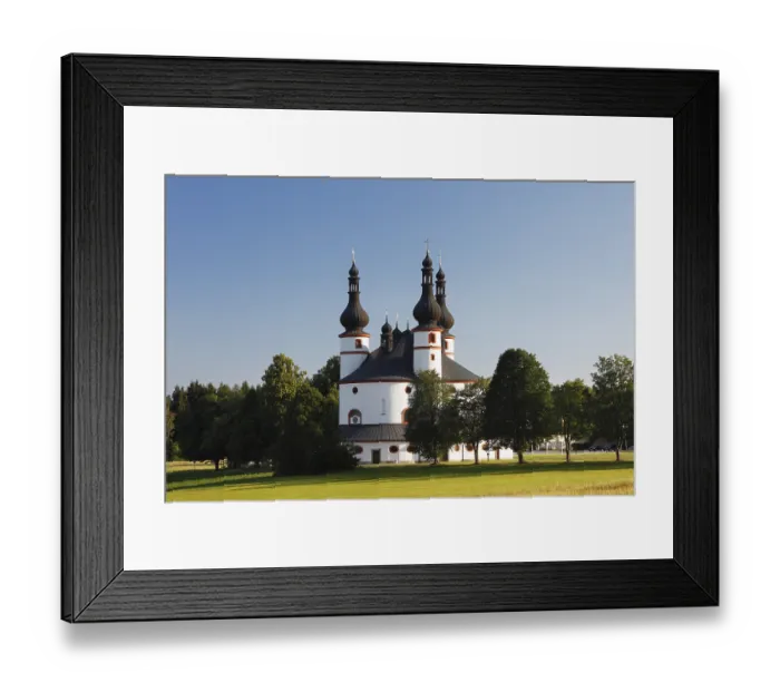 Framed Print : Dreifaltigkeitskirche Kappl, Chapel of the Trinity