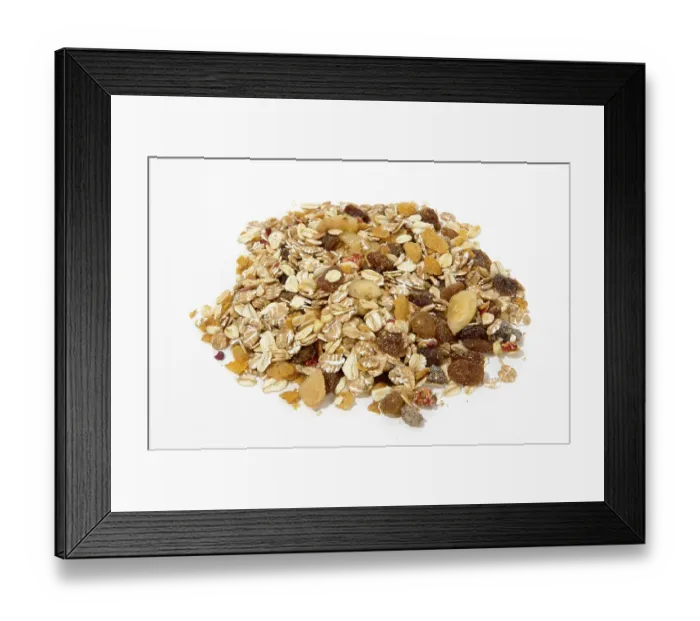 Framed Print : Musli granola Msli granola