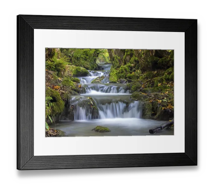 Framed Print : Stream near Urach waterfall, Bad Urach