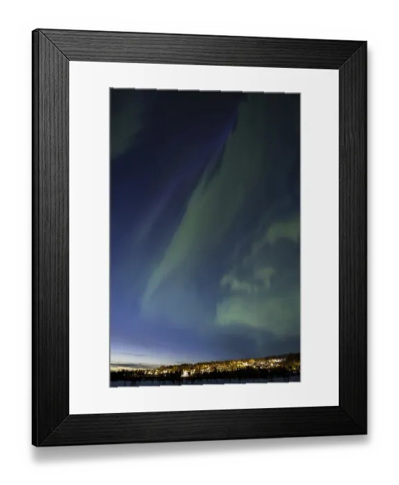 Framed Print : Northern Lights (Aurora borealis)