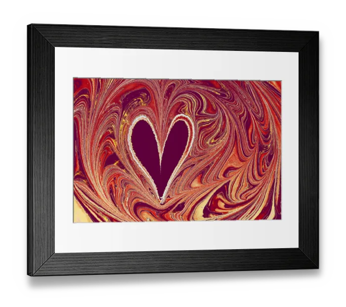 Framed Print : Abstract picture of the heart. Creative marbling heart pattern background texture Framed Print : Abstract picture of the heart. Creative marbling heart pattern background texture