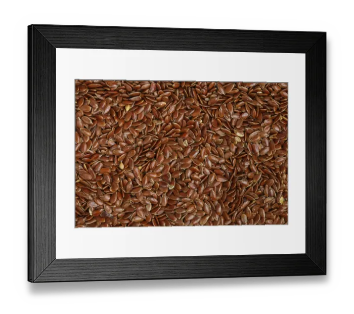 Framed Print : Food, Flaxseed Culinary background Framed Print : Food, Flaxseed Culinary background