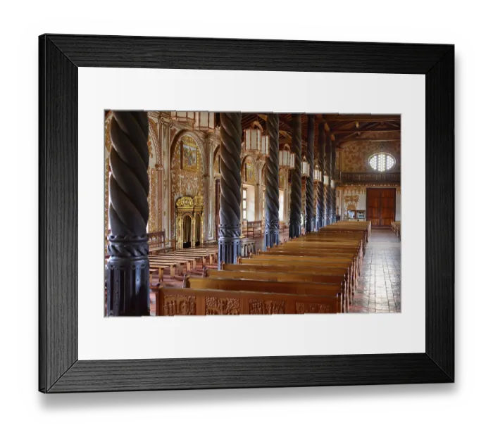 Framed Print : Interior of the Mission Church Catedral Inmaculada Framed Print : Interior of the Mission Church Catedral Inmaculada