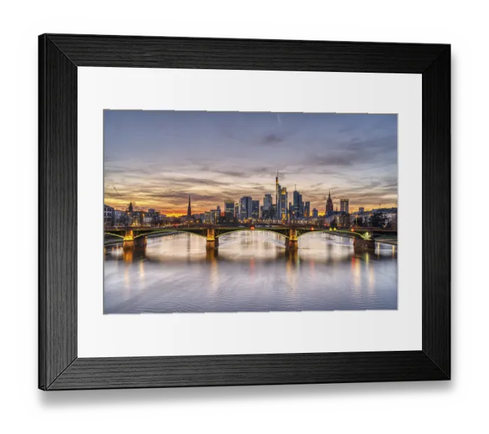 Framed Print : Beautiful sunset over Frankfurt's city centre and the River Main Beautiful sunset over Frankfurt's city centre Framed Print : Beautiful sunset over Frankfurt's city centre and the River Main Beautiful sunset over Frankfurt's city centre
