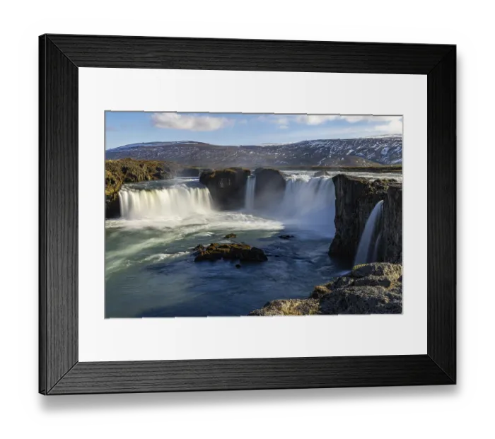 Framed Print : Godafoss, Iceland Framed Print : Godafoss, Iceland