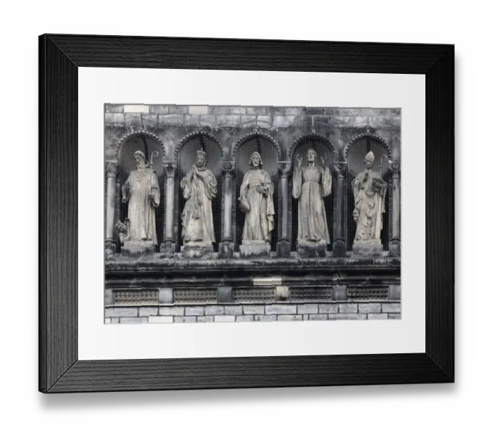 Framed Print : Gallery of saints (sainthood, cloud of saints) with attributes of divine revelation