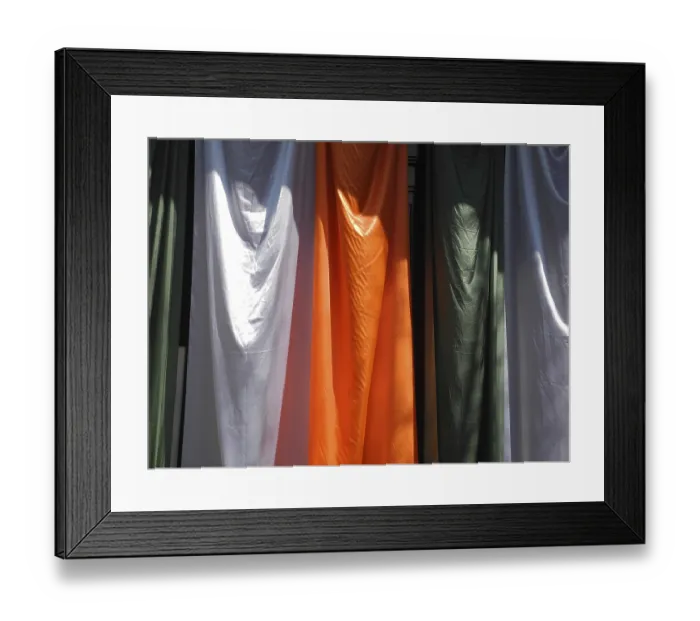 Framed Print : Irish national colors, Ireland