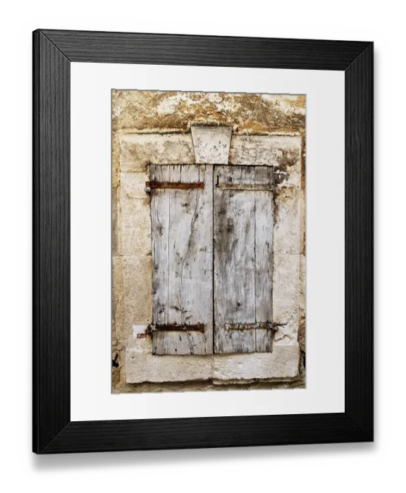 Framed Print : Old window in Provence