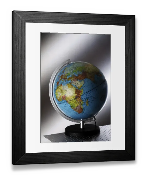 Framed Print : Globe