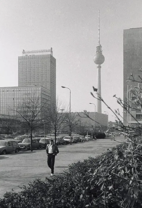 Framed Print : 09.11.1981 GDR East Berlin Mitte district