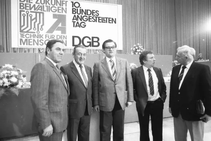 Framed Print : 10th Congress of Salaried Employees in the DGB in October 1981