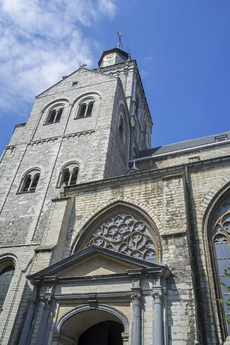Framed Print : 12th century Romanesque Revival Church of Saint-Germain