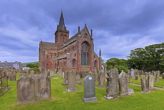 Framed Print : 12th century St Magnus Cathedral