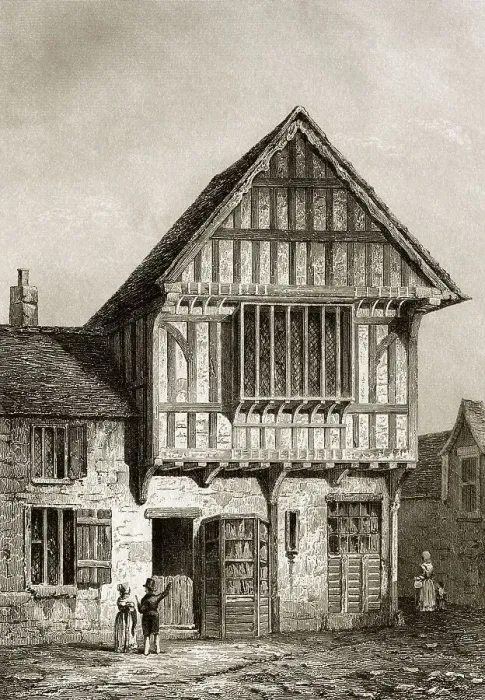 Framed Print : 15th Century House, Leicester city Framed Print : 15th Century House, Leicester city
