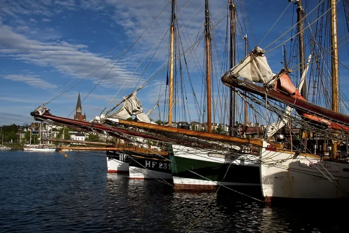 Framed Print : On 19 May 2012 - Rum Regatta in Flensburg Framed Print : On 19 May 2012 - Rum Regatta in Flensburg