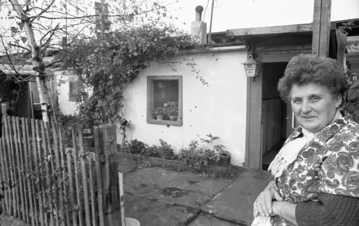 Framed Print : In 1954, there were still numerous precarious flats in barracks Framed Print : In 1954, there were still numerous precarious flats in barracks