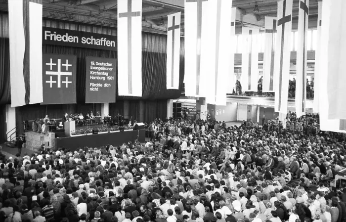 Framed Print : The 19th Protestant Church Congress in June 1981 Framed Print : The 19th Protestant Church Congress in June 1981