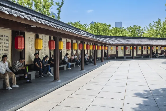 Framed Print : 1st courtyard, Buddhist temple Framed Print : 1st courtyard, Buddhist temple