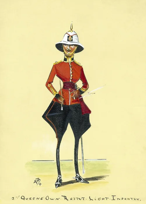 Framed Print : The 2nd Rajput was originally established as a Bengal Native Battalion in 1798 Framed Print : The 2nd Rajput was originally established as a Bengal Native Battalion in 1798
