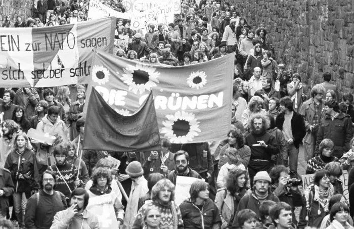 Framed Print : More than 300, 000 people attended the largest peace demonstration in Germany to date in Bonn's Hofgarten in Framed Print : More than 300, 000 people attended the largest peace demonstration in Germany to date in Bonn's Hofgarten in