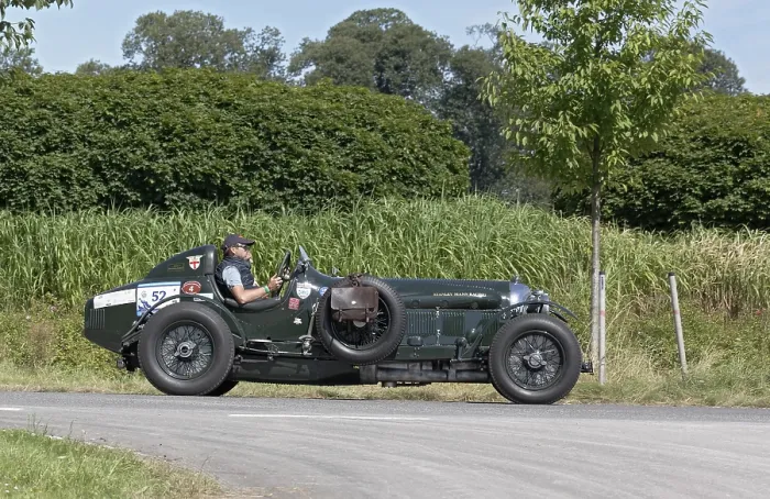 Framed Print : A 3.5 liter supercharged Bentley