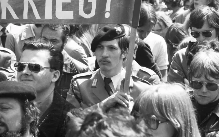 Framed Print : The 35th anniversary congress to end fascist rule was accompanied by a demonstration and rally in Mannheim