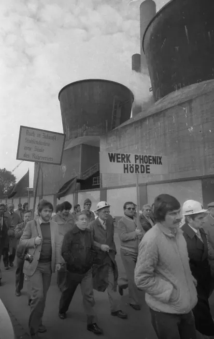 Framed Print : About 5000 steel workers of the Hoesch AG took to the streets to protest for the preservation of their jobs during a Framed Print : About 5000 steel workers of the Hoesch AG took to the streets to protest for the preservation of their jobs during a