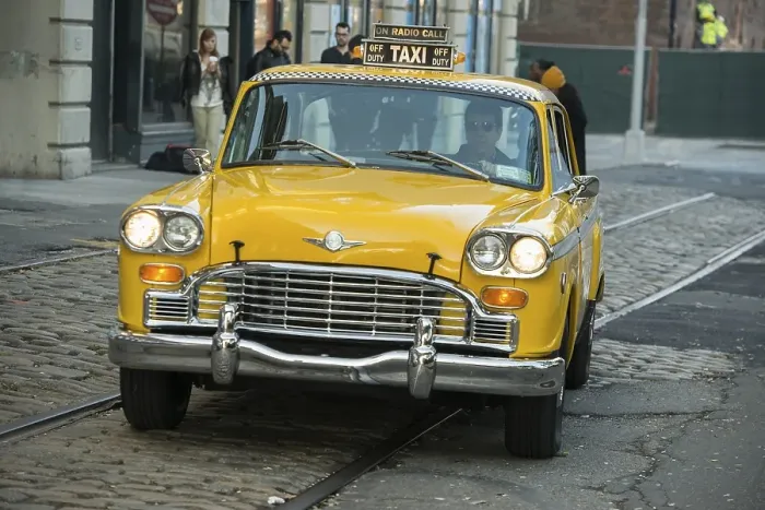 Framed Print : 60's Checker Cab taxi, Brooklyn Heights Framed Print : 60's Checker Cab taxi, Brooklyn Heights