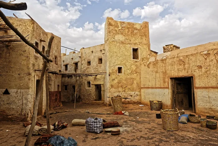 Framed Print : Abandoned and deserted city in Ouarzazate