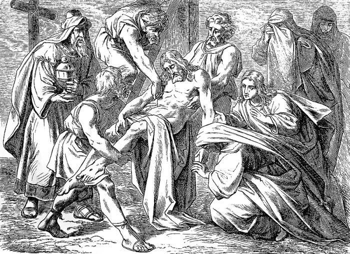 Framed Print : Abandoning of Jesus from the Cross Framed Print : Abandoning of Jesus from the Cross