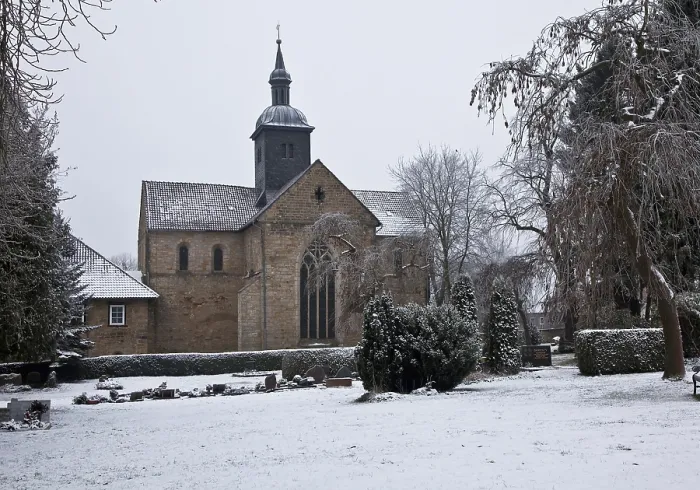 Framed Print : Abbey church of Osten, St. Saint, Saint