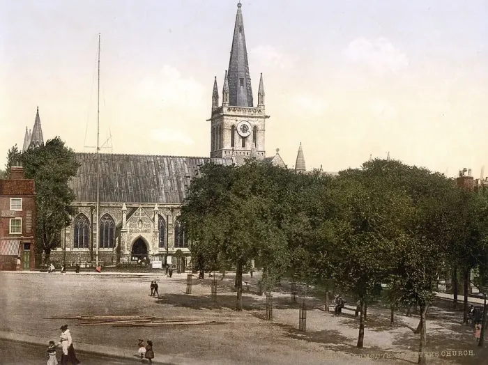 Framed Print : Abbey Church of St Nicholas in Great Yarmouth