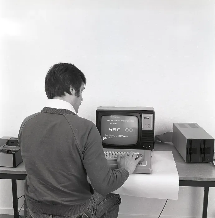 Framed Print : ABC 80. Advanced Basic Computer 80 was a personal computer engineered by the Swedish corporation Dataindustrier Framed Print : ABC 80. Advanced Basic Computer 80 was a personal computer engineered by the Swedish corporation Dataindustrier