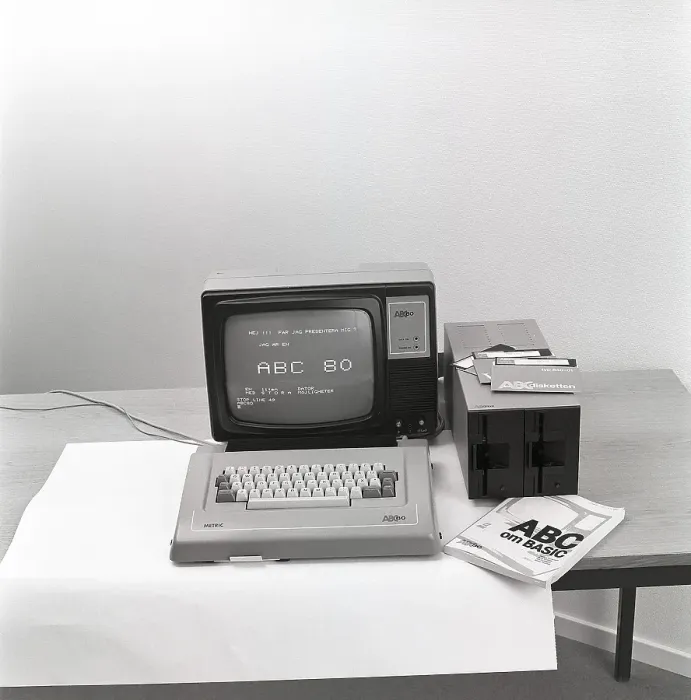 Framed Print : ABC 80. Advanced Basic Computer 80 was a personal computer engineered by the Swedish corporation Dataindustrier and manufactured by Luxor in the late 1970s