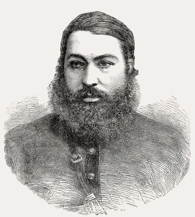 Framed Print : Abdur Rahman Khan, 1844, 1901, Emir of Afghanistan from 1880 to 1901