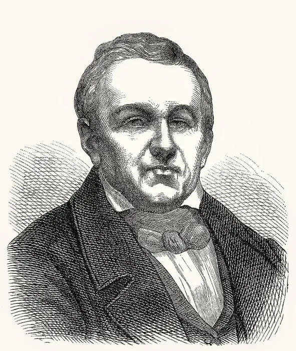 Framed Print : Abel-Francois Villemain, 1790 - 1870