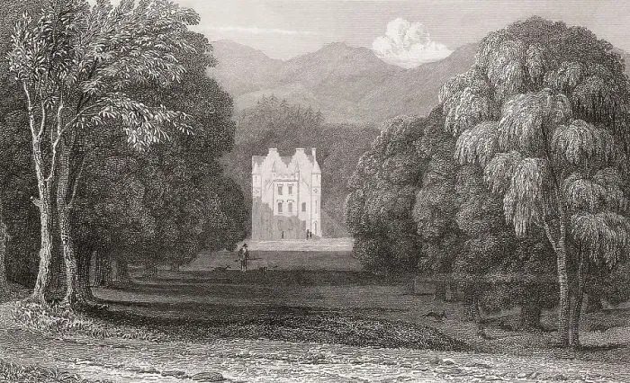 Framed Print : Aberuchill Castle, Comrie, Perthshire