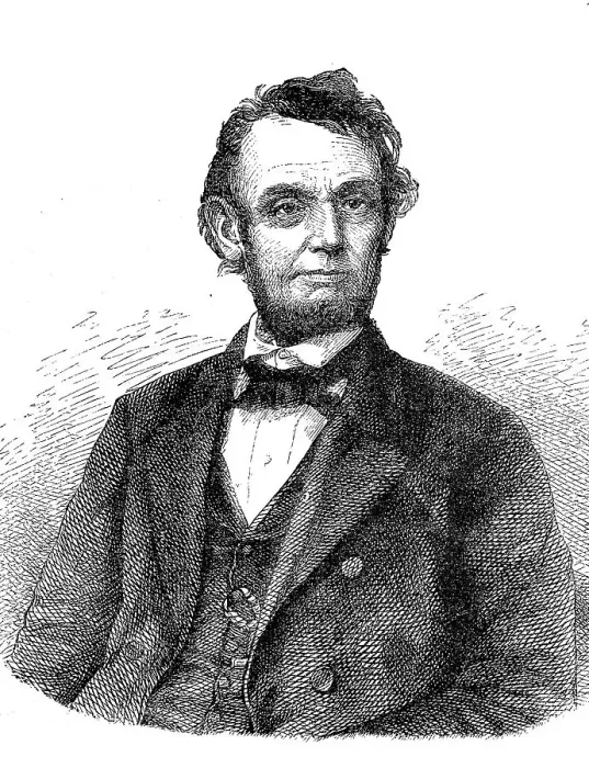 Framed Print : Abraham Lincoln, 12 February 1809 Framed Print : Abraham Lincoln, 12 February 1809