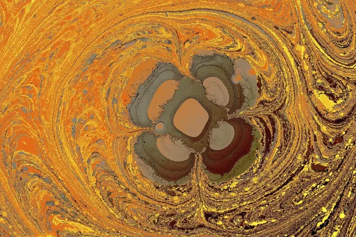 Framed Print : Abstract creative marbling pattern for fabric