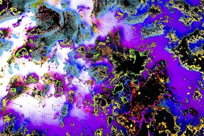 Framed Print : Abstract marbling art patterns as background