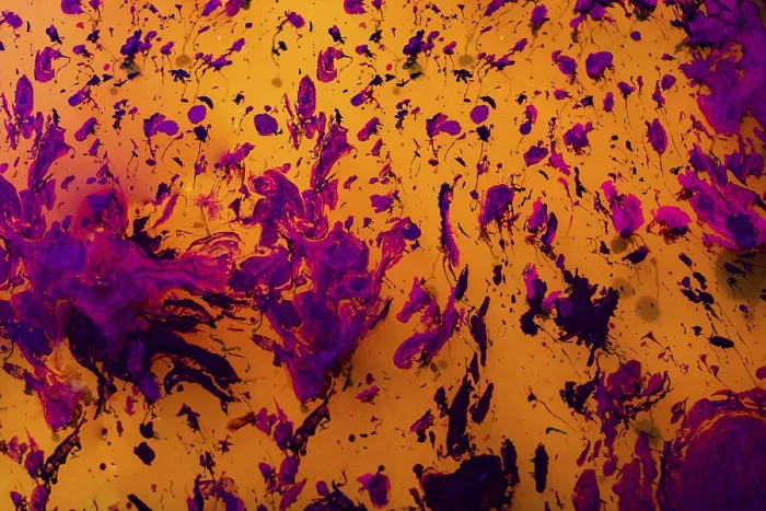 Framed Print : Abstract marbling art patterns in paint as background