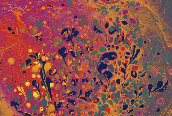 Framed Print : Abstract marbling floral pattern for fabric Framed Print : Abstract marbling floral pattern for fabric