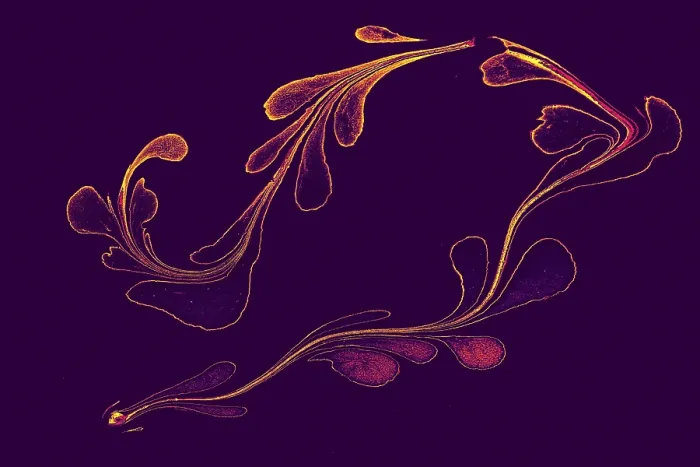 Framed Print : Abstract marbling floral pattern for fabric