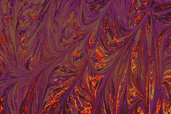 Framed Print : Abstract marbling floral pattern for fabric