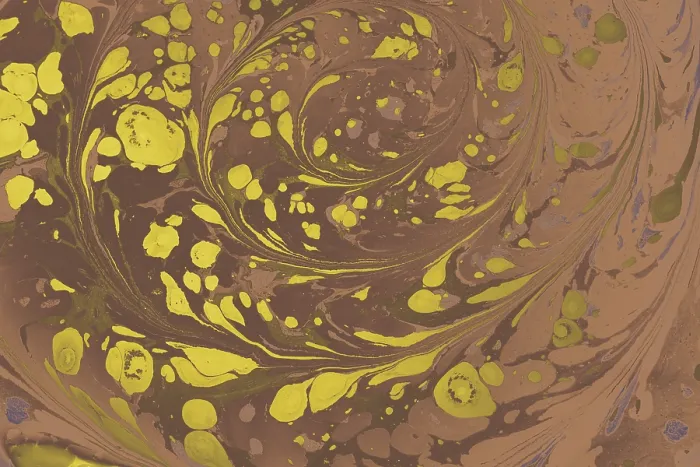 Framed Print : Abstract marbling floral pattern for fabric