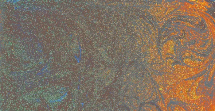 Framed Print : Abstract marbling floral pattern for fabric