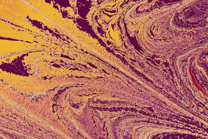 Framed Print : Abstract marbling floral pattern for fabric