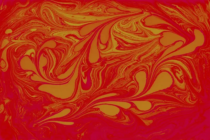 Framed Print : Abstract marbling floral pattern for fabric