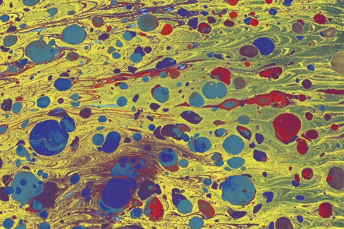 Framed Print : Abstract marbling floral pattern for fabric Framed Print : Abstract marbling floral pattern for fabric